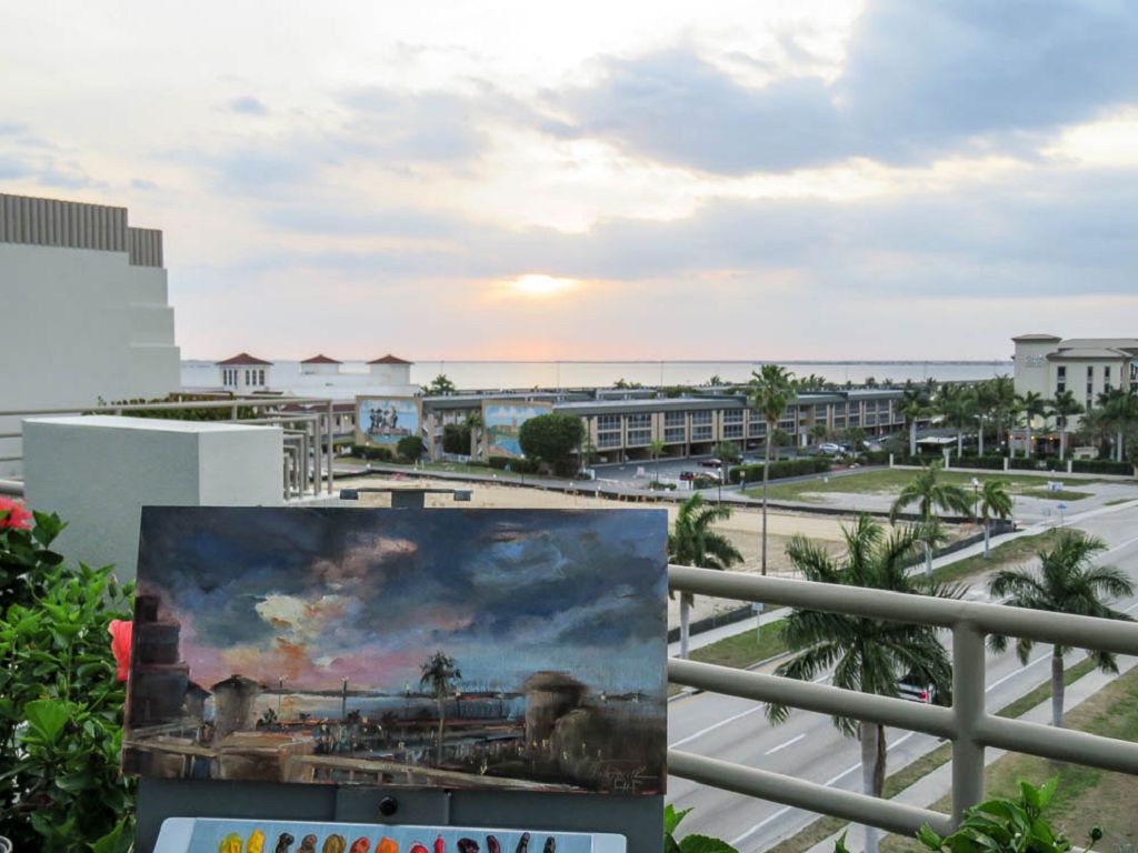 From the roof of the Wyvern Hotel in Punta&nbsp;Gorda