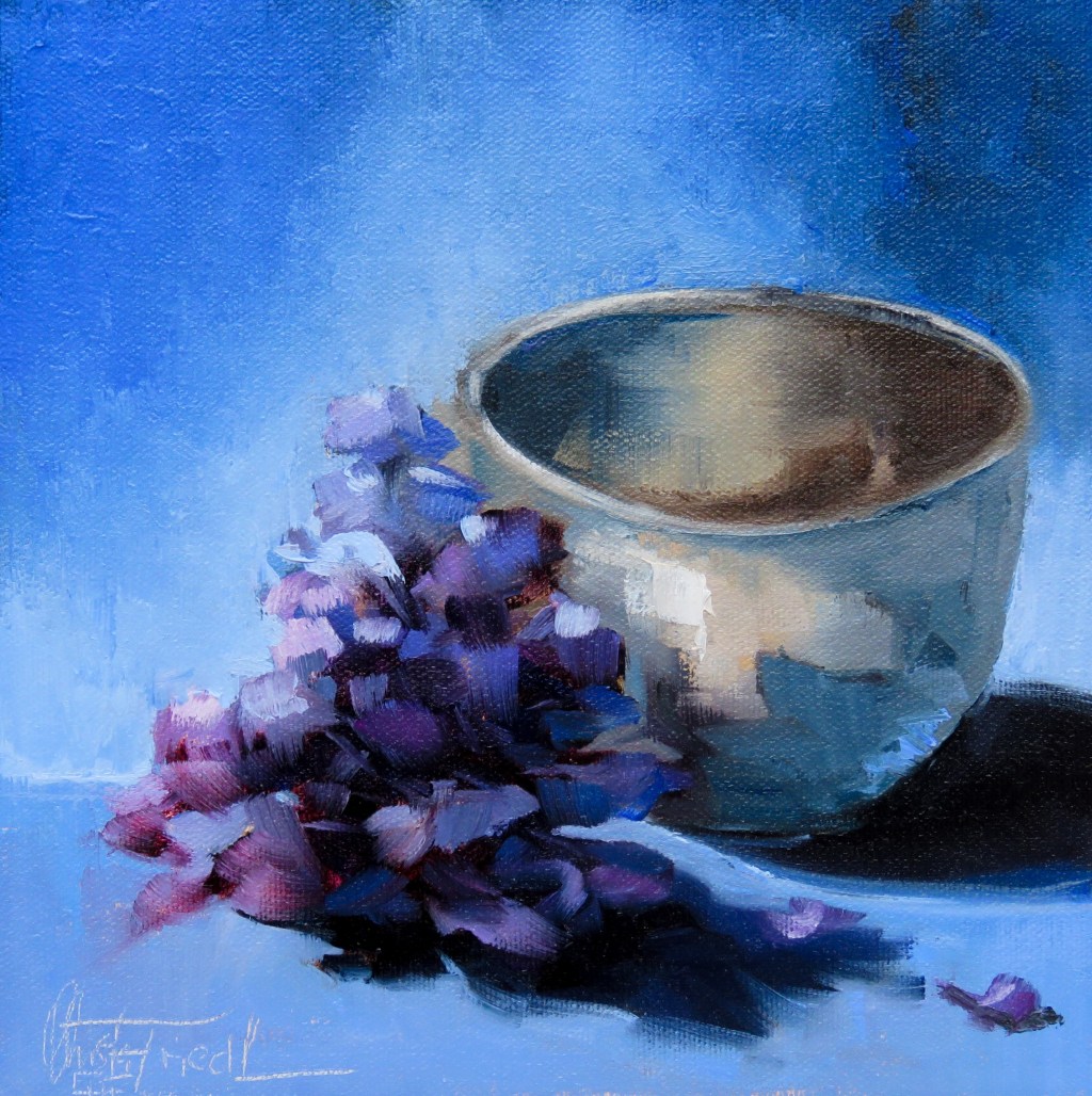 Still life blue-violet