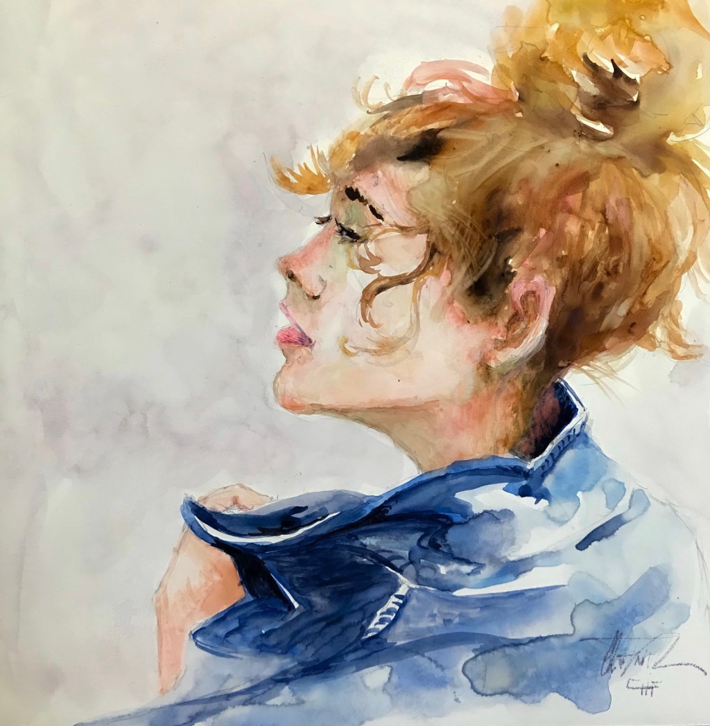 The Girl with the Ponytail